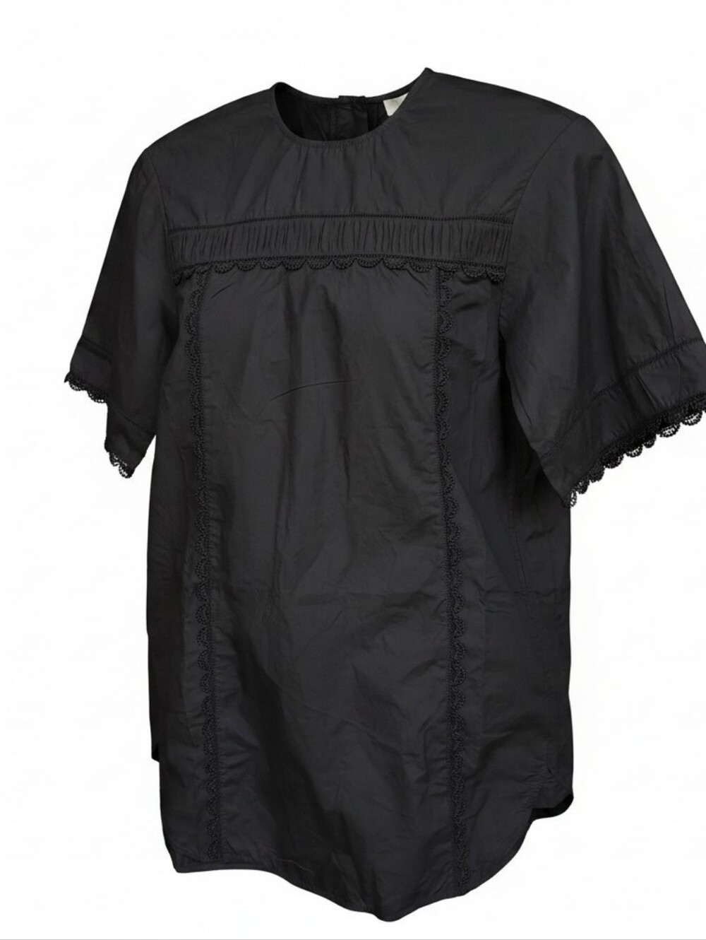 Ulla Johnson Black Diyana Tunic Noir - Picture 4 of 11